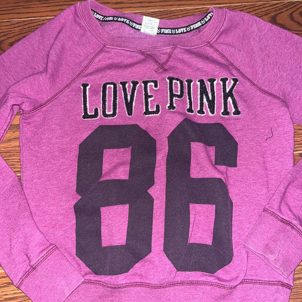 Victoria Secret PINK Crewneck Sweatshirt sz M